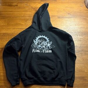 Flim Flam 11:11 Black Angel Graphic hoodie